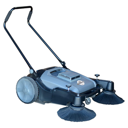 Tomahawk Power Commercial 38" Push Sweeper with Triple Power Brooms - PICK UP ONLY