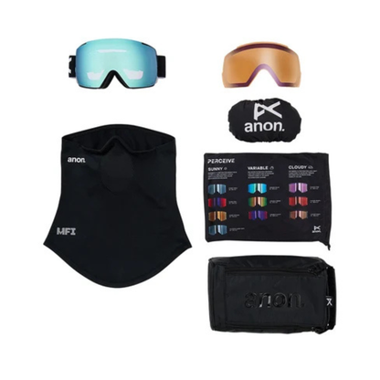 Anon M5 Flat Toric Snow Goggles - Black / Variable Blue
