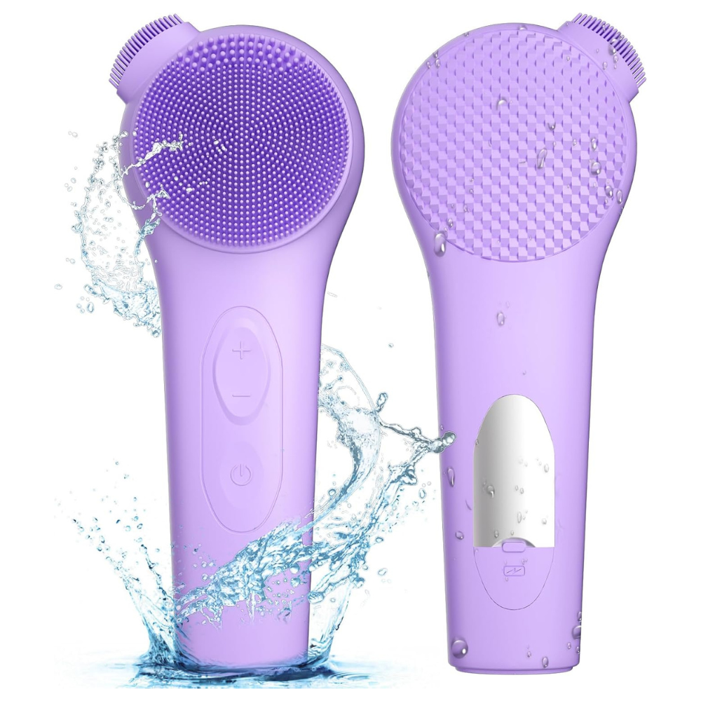 ADINC Silicone Waterproof Rechargeable Facial Cleansing Brush