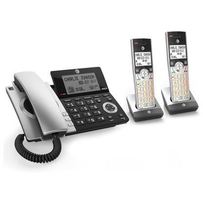 AT&T CL84207 Dect_6.0 2 Handset Landline Telephone