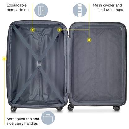 DELSEY Paris Helium Aero 29" Spinner Trolley - Brushed Charcoal