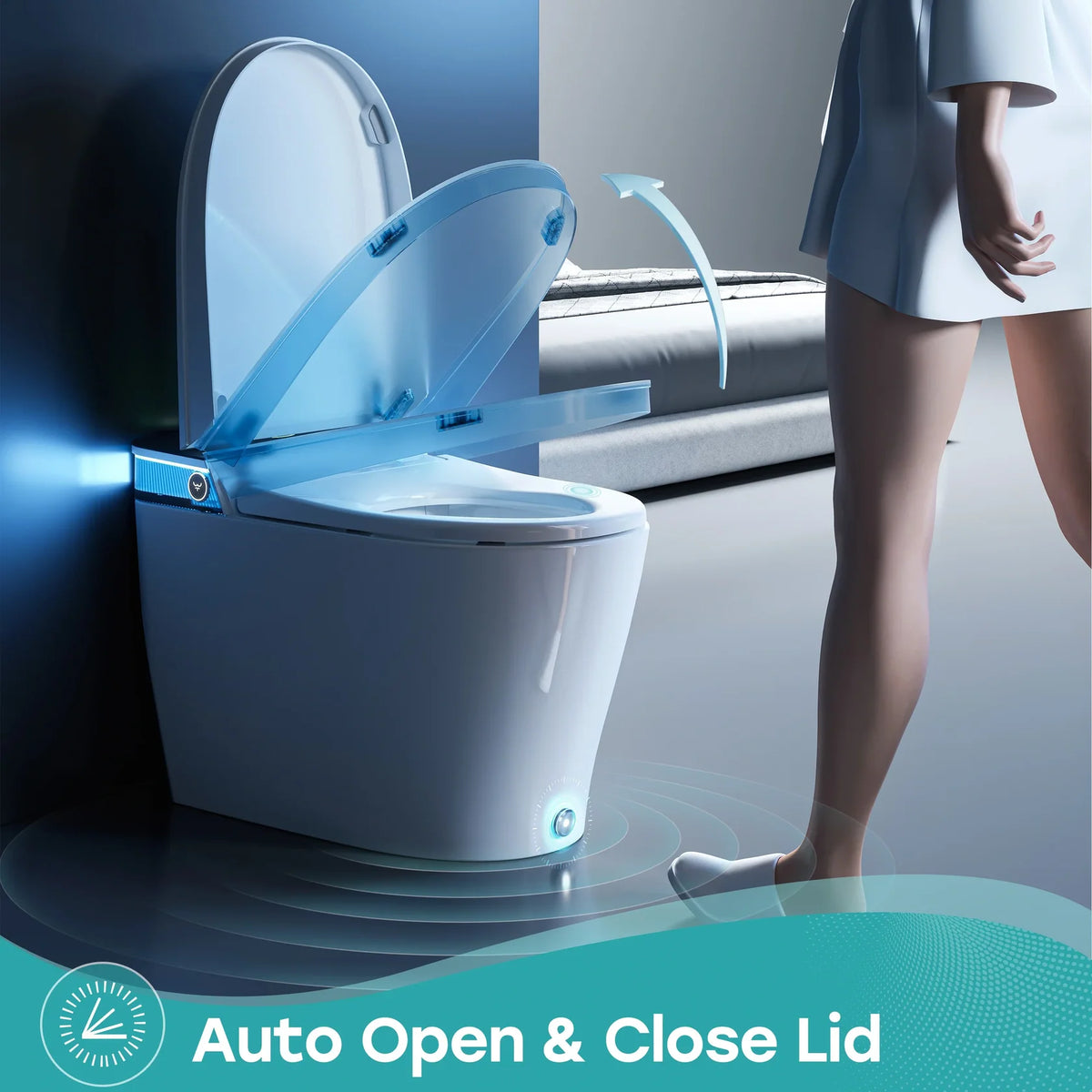 HOROW T38 Smart Toilet Canada | Built-In Tank & Pump with Power Outage Flush for 12-Inch Rough-In