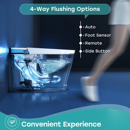 HOROW T38 Smart Toilet Canada | Built-In Tank & Pump with Power Outage Flush for 12-Inch Rough-In