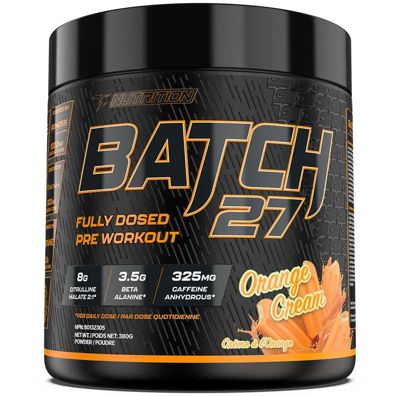 TC Nutrition Batch 27 Pre-Workout 40 Servings (Orange Cream)