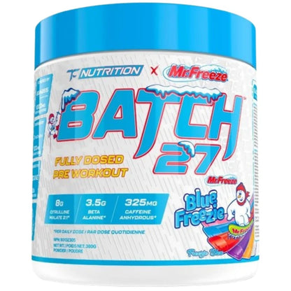 TC Nutrition Batch 27 Pre-Workout 40 Servings (Blue Freezie)