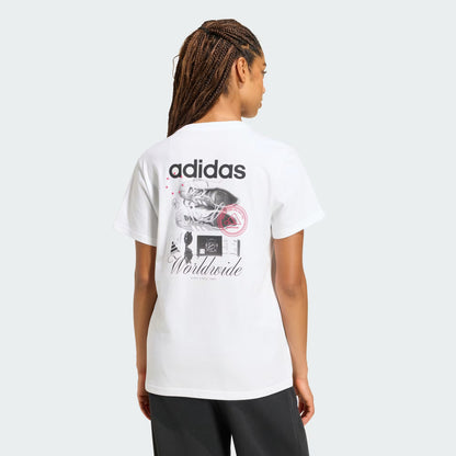 Adidas Womens Travel Loose Graphic T-Shirt