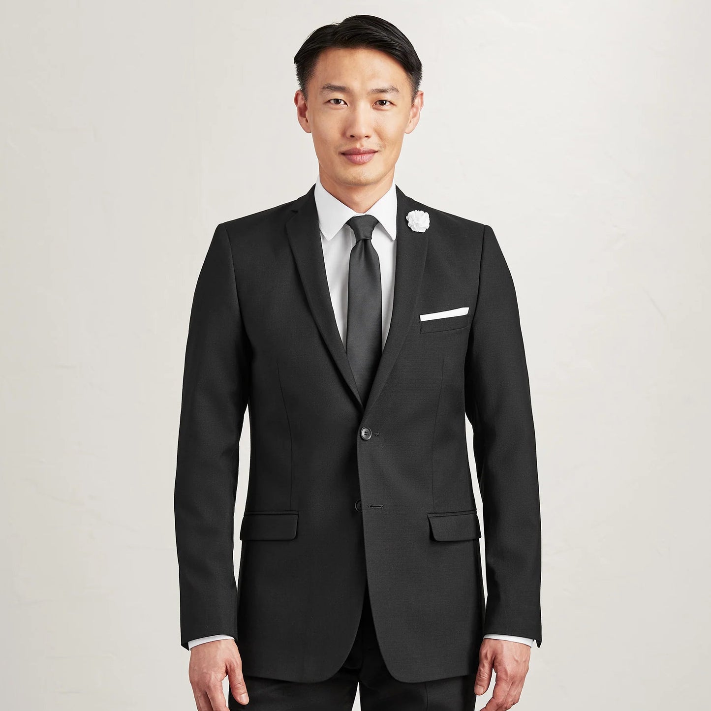 Tiptop G Grafton Modern Fit Solid Suit - Black