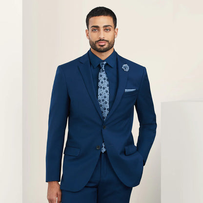 Tiptop G Grafton Modern Fit Solid Suit - Indigo