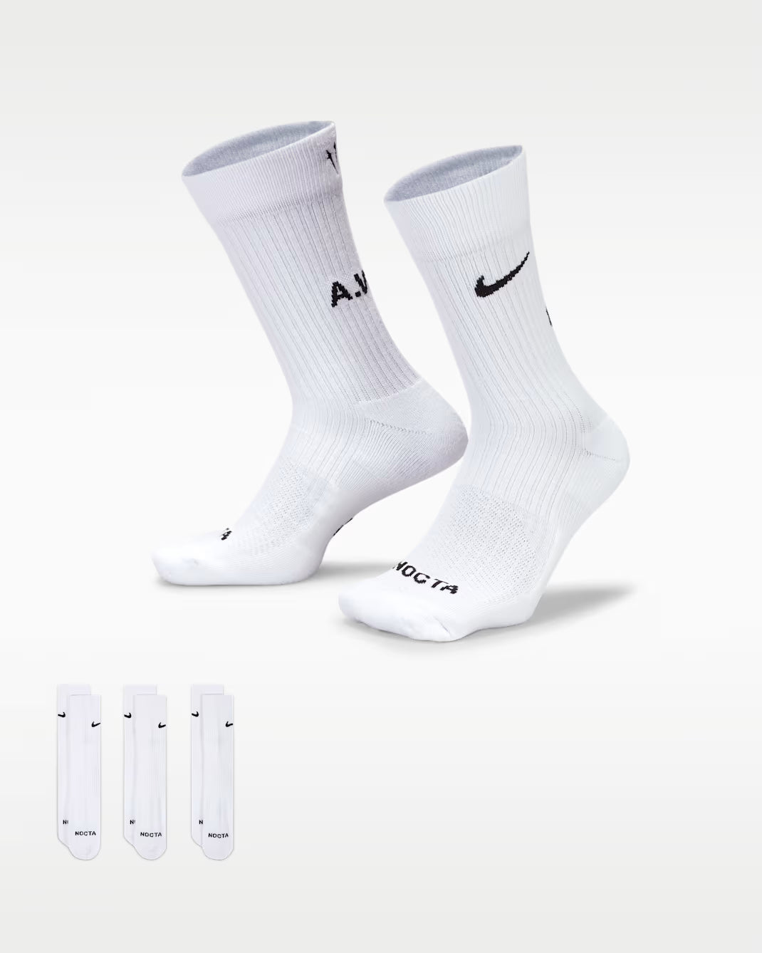 Nike NOCTA Crew Socks 3 Pack (L/P)