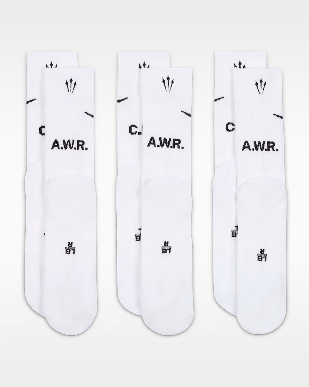 Nike NOCTA Crew Socks 3 Pack (L/P)
