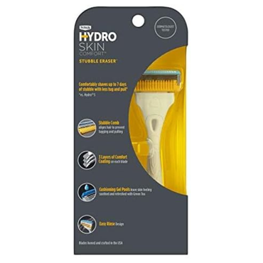 Schick Hydro Skin Comfort Stubble Eraser Razor & 2 Refills - 2 Packs