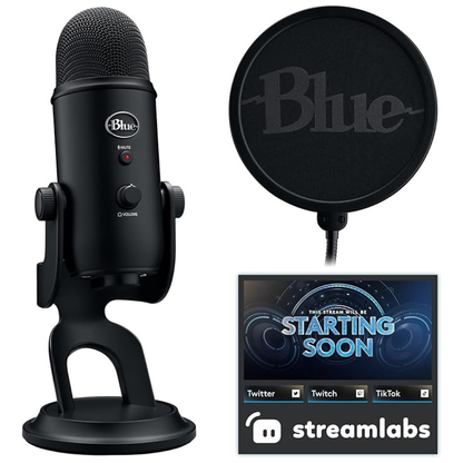Logitech Blue Yeti Game Streaming Kit with Yeti USB Gaming Mic