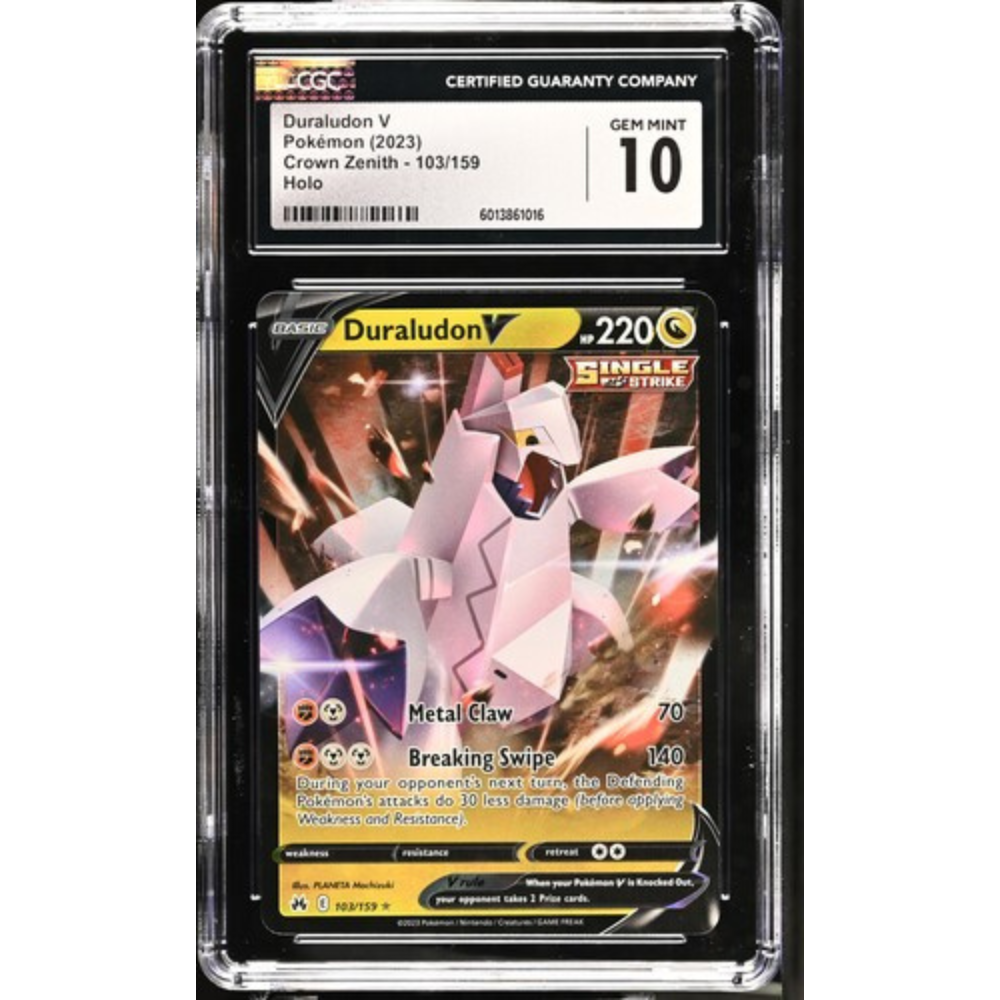 Duraludon V Pokemon Crown Zenith - CGC Gem Mint 10