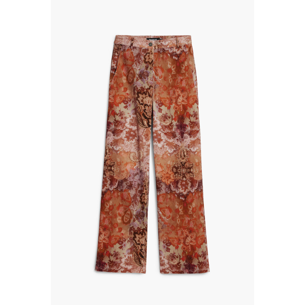 Desigual Paisley Corduroy Pants