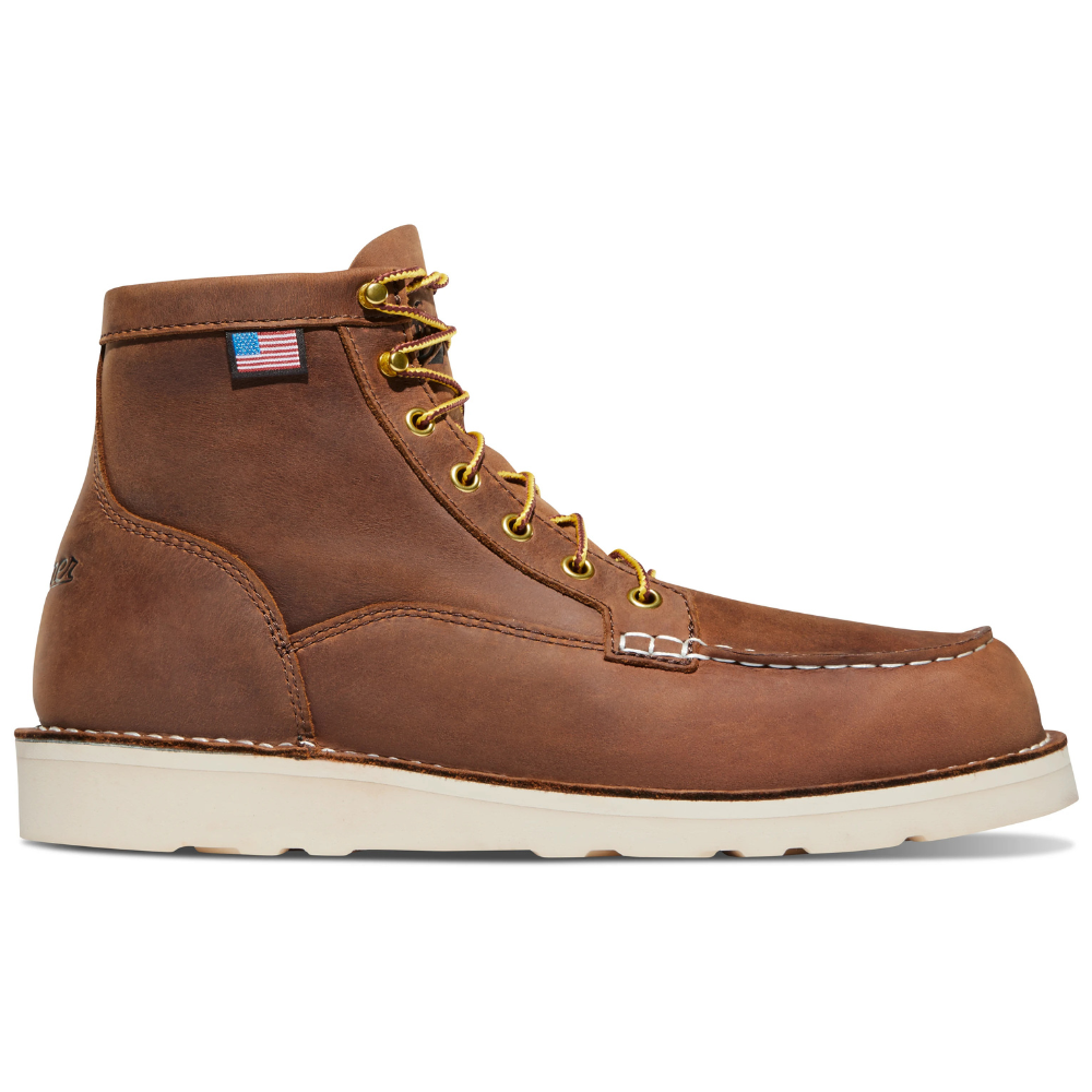 Danner Bull Run Moc Toe Men's 6" Tobacco Work Boots