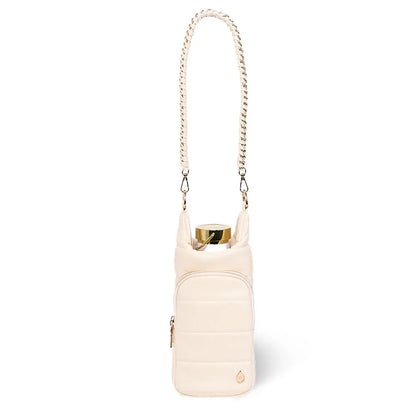 Wanderfull Ivory Vegan Leather HydroBag with Strap Bundle Oprah's Favorite Things