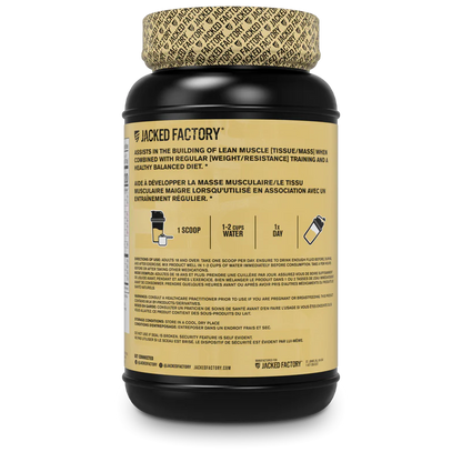 Jacked Factory Authentic Whey Muscle Building Protein Powder - Vanilla (Pack of 3)