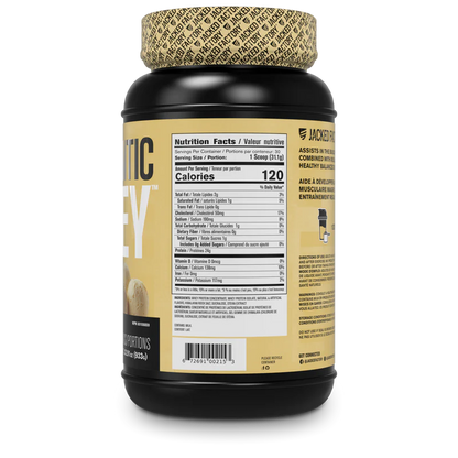 Jacked Factory Authentic Whey Muscle Building Protein Powder - Vanilla (Pack of 3)