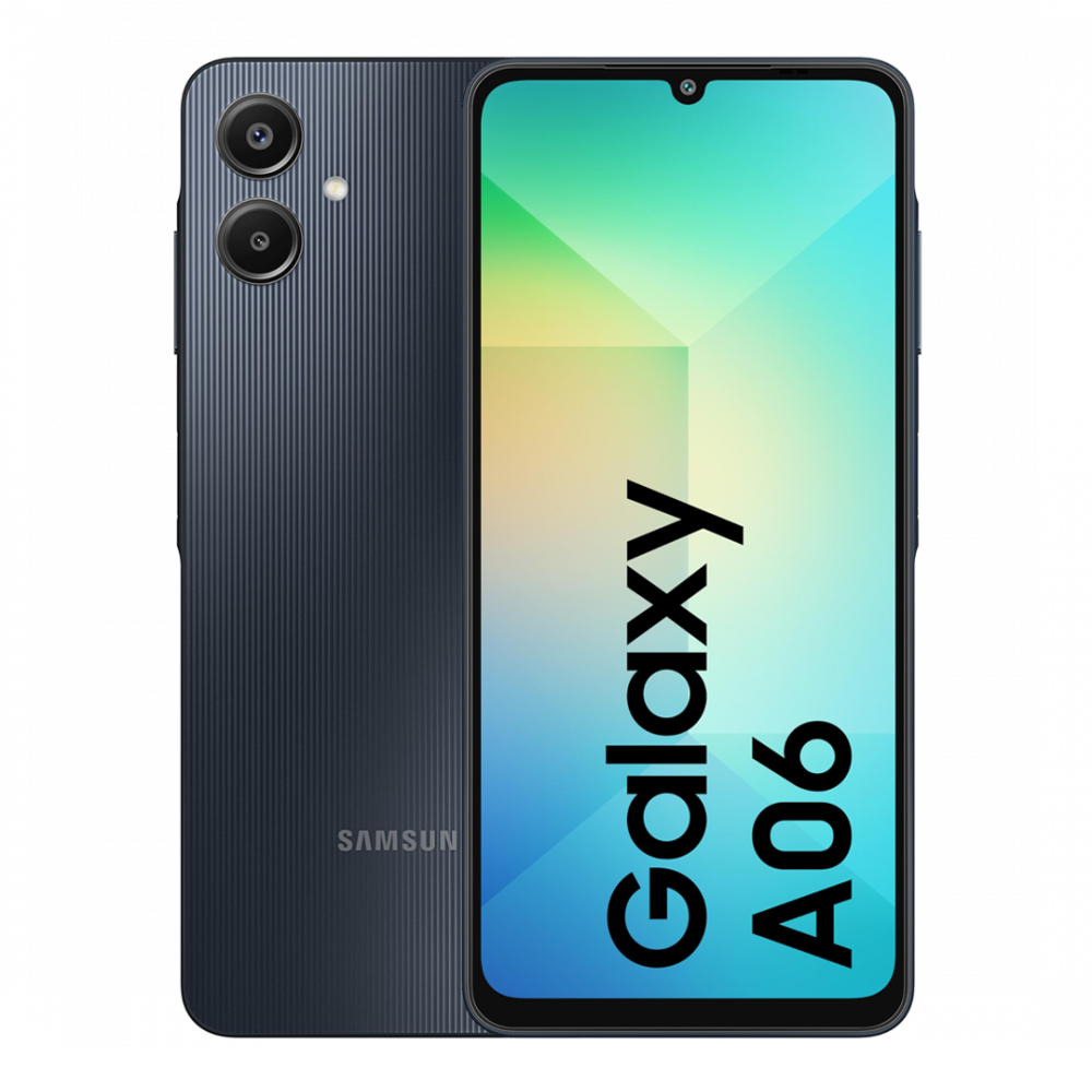 Samsung Galaxy A06 4G LTE (64GB + 4GB) 6.7" Dual Sim Phone - Black