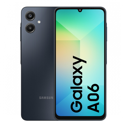 Samsung Galaxy A06 4G LTE (64GB + 4GB) 6.7" Dual Sim Phone - Black