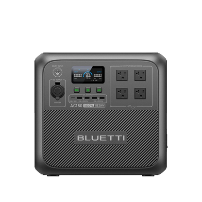 BLUETTI AC180 Solar Portable Power Station 1,800W 1,152Wh