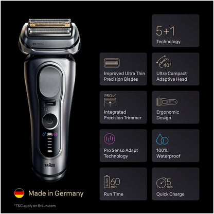 Braun Series 9 PRO+ Electric Razor for Men