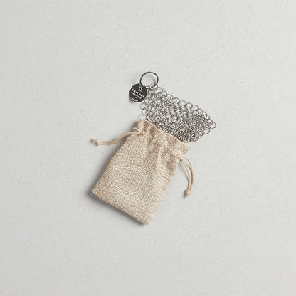 Smithey Chainmail Scrubber & Seasoning Oil
