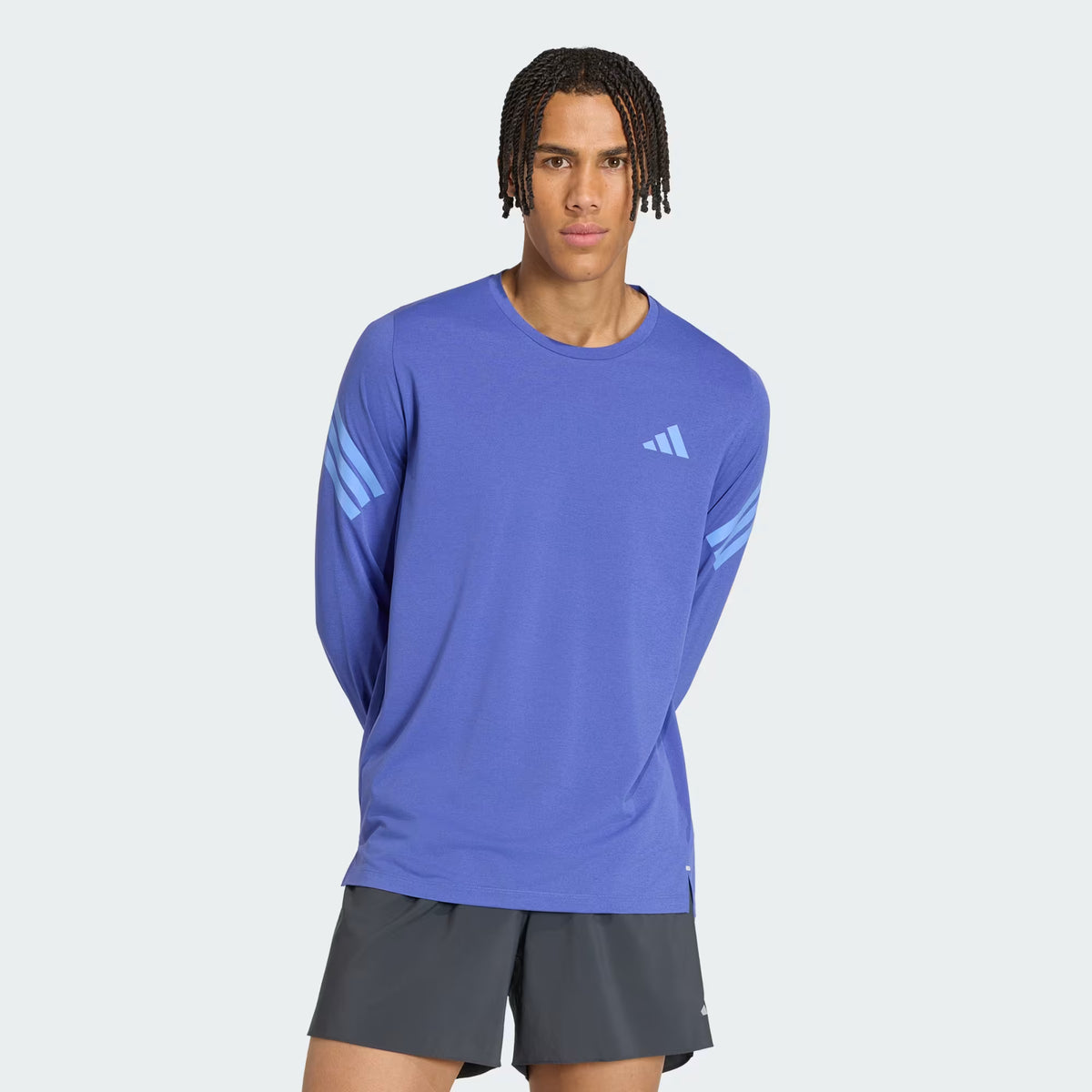Adidas Mens adi365 Iconic/// Running Longsleeve - Dual Indigo