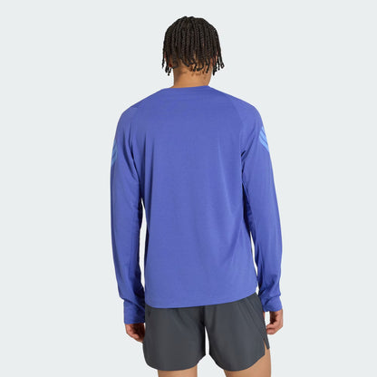 Adidas Mens adi365 Iconic/// Running Longsleeve - Dual Indigo