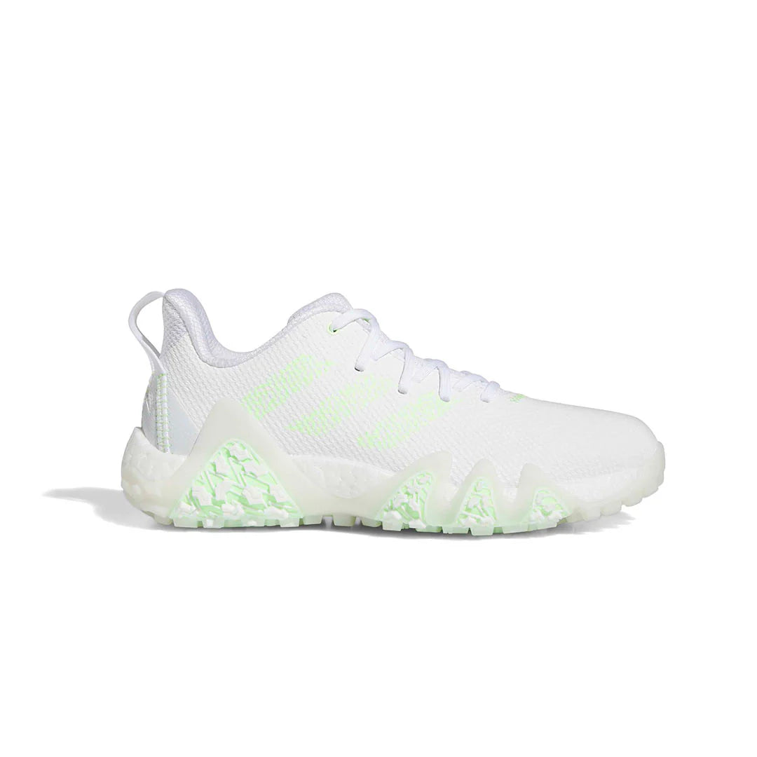 Adidas Women's Codechaos 22 Spikeless Golf Shoes - White/Green