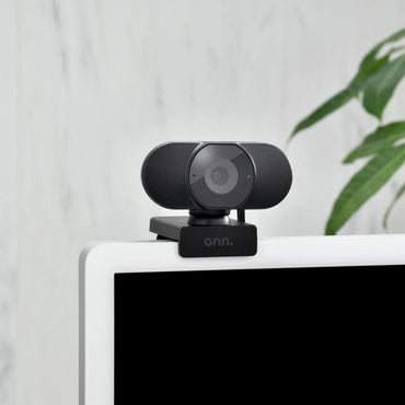 onn. 1440p Swivel Head Webcam, 6 ft. Cord, Autofocus