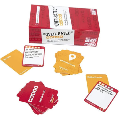 Over-Rated Adult Party Game by What Do You Meme?