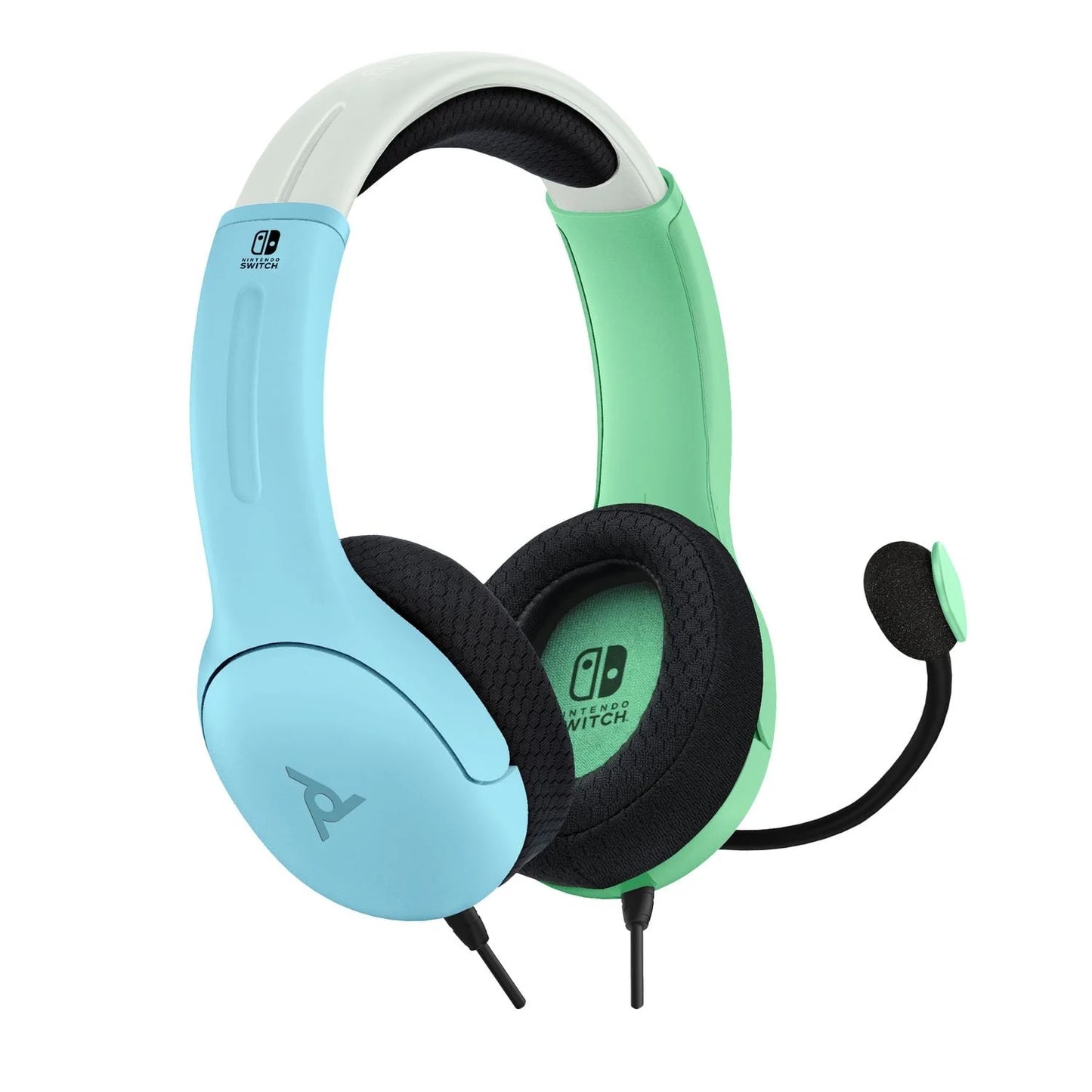 PDP AIRLITE Wired Headset: Blue & Green - Nintendo Switch