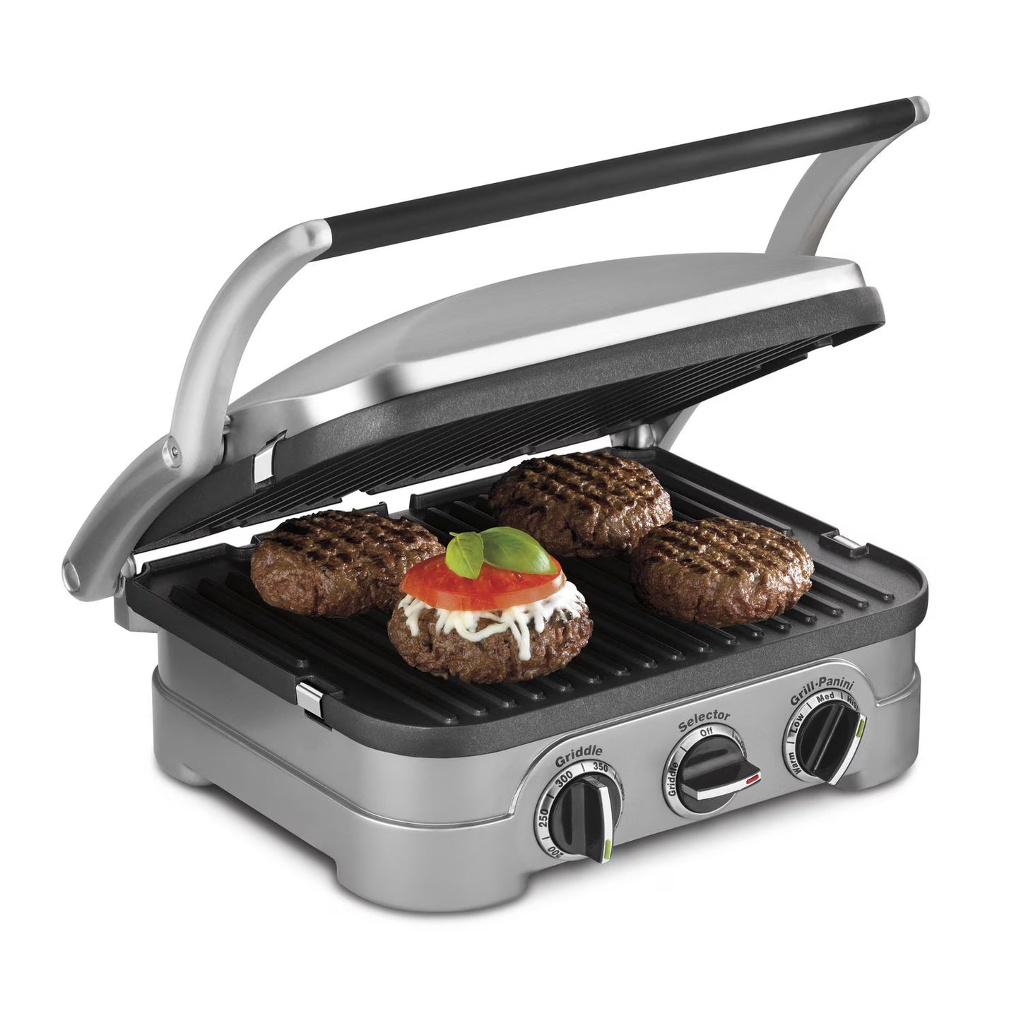 Cuisinart Stainless Steel 5-in-1 Griddler with Waffle Plates