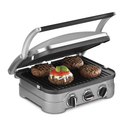 Cuisinart Stainless Steel 5-in-1 Griddler with Waffle Plates