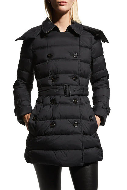 Burberry Ashwick Puffer Jacket with Detachable Hood