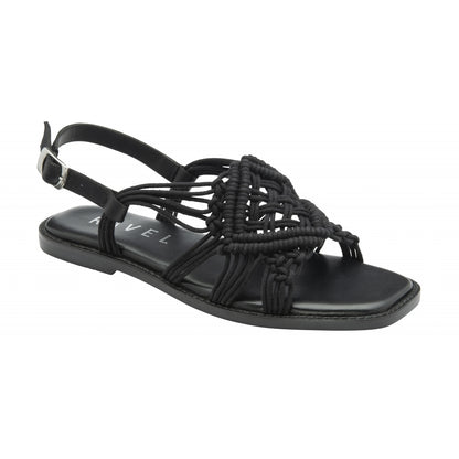 Ravel Elrig Flat Slingback Sandals - Black