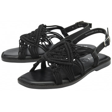 Ravel Elrig Flat Slingback Sandals - Black