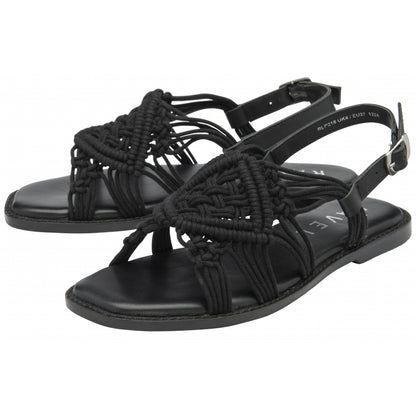 Ravel Elrig Flat Slingback Sandals - Black