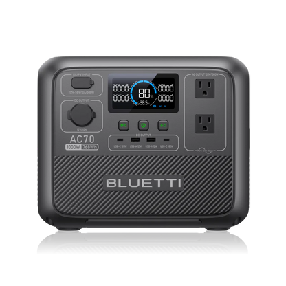 BLUETTI AC70 Portable Power Station | 1,000W, 768Wh