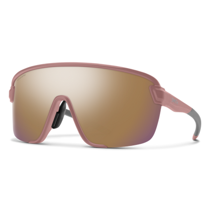 Smith Bobcat Sunglasses - Matte Chalk Rose + ChromaPop Rose Gold Mirror Lens