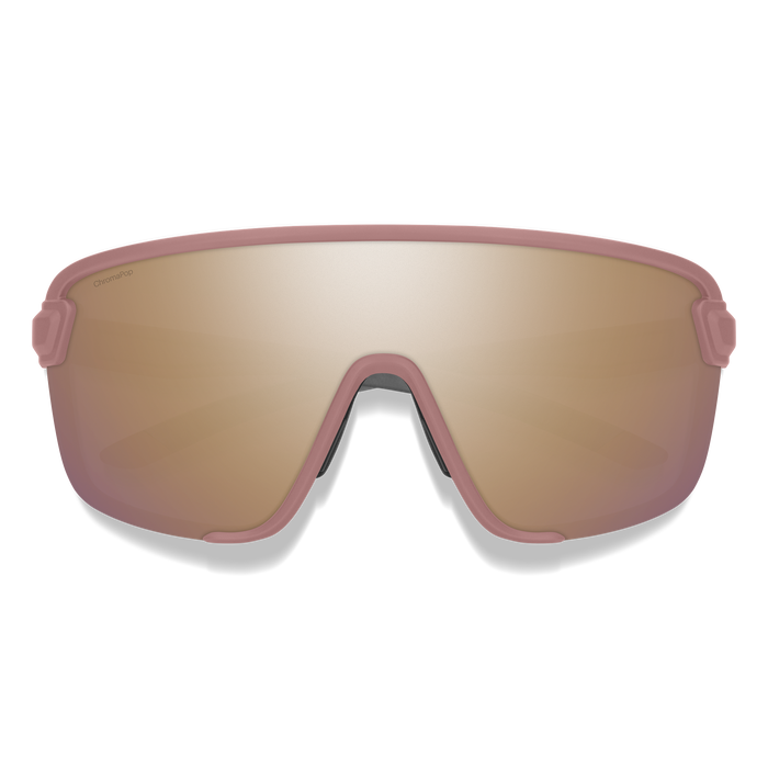 Smith Bobcat Sunglasses - Matte Chalk Rose + ChromaPop Rose Gold Mirror Lens