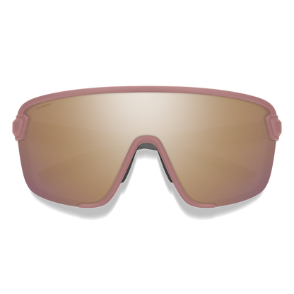 Smith Bobcat Sunglasses - Matte Chalk Rose + ChromaPop Rose Gold Mirror Lens