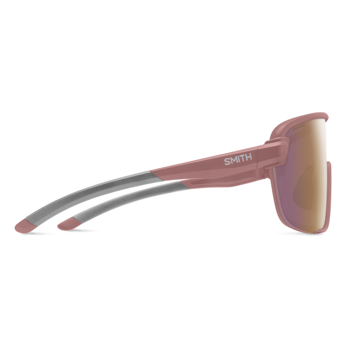 Smith Bobcat Sunglasses - Matte Chalk Rose + ChromaPop Rose Gold Mirror Lens