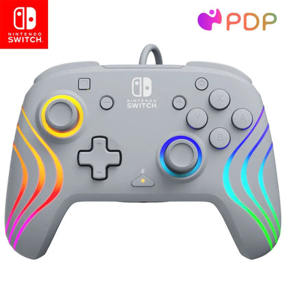 PDP Afterglow Wave Wired RGB Gaming Controller - Nintendo Switch