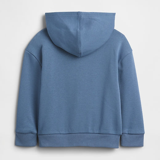babyGap Hot Wheels Relaxed Logo Zip Hoodie - Bainbridge blue