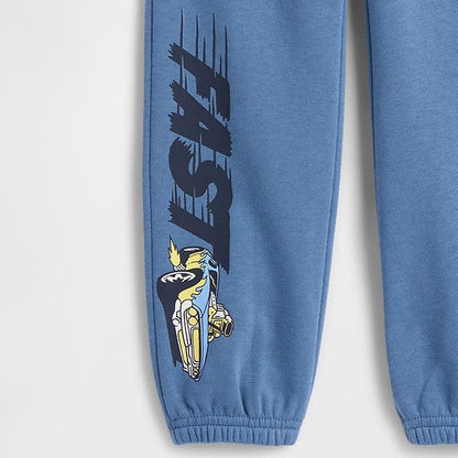 babyGap Hot Wheels Relaxed Pull-On Logo Joggers - Bainbridge blue