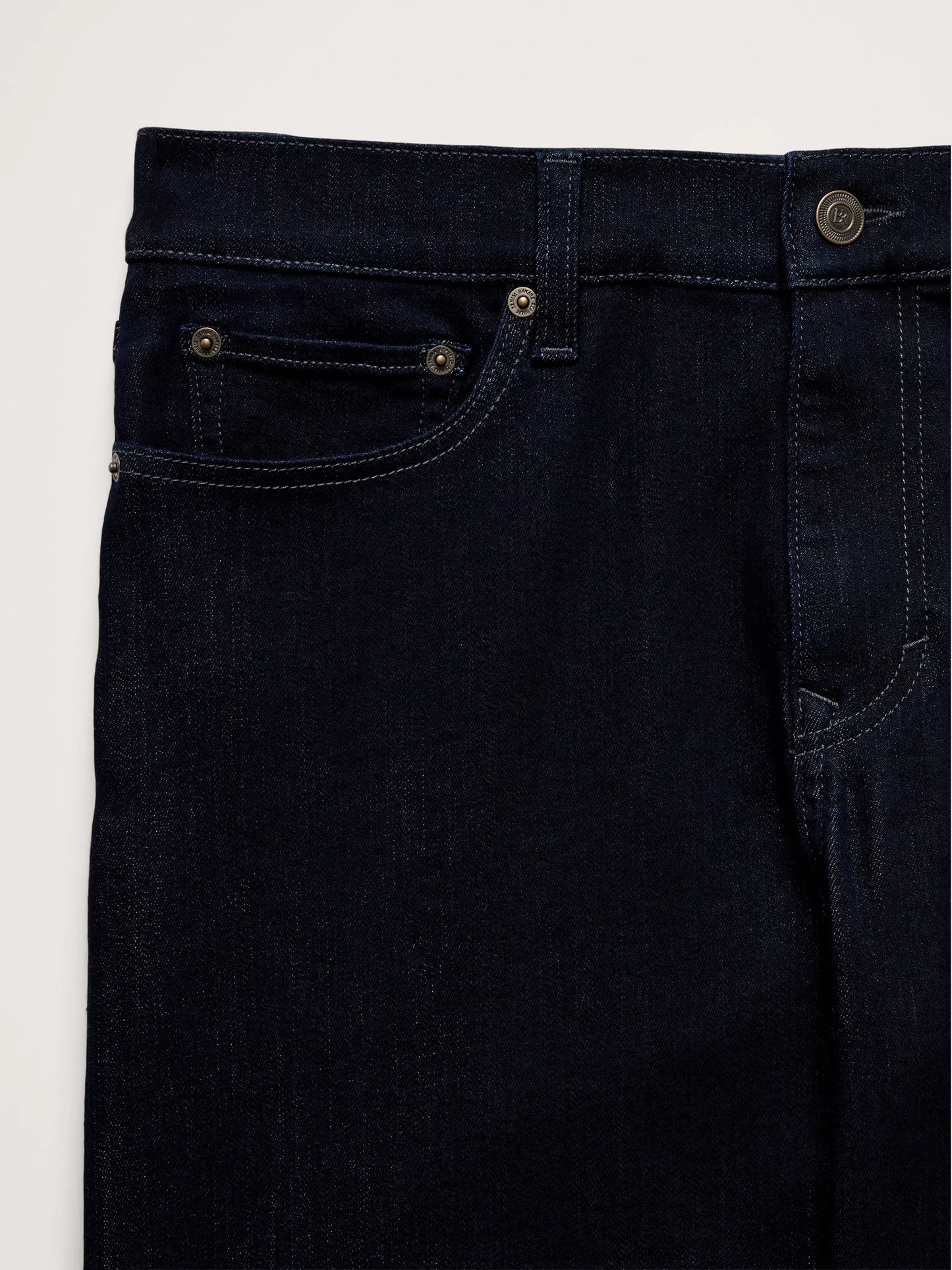 Banana Republic Straight Luxe Traveler Jean - Rinse Dark Wash