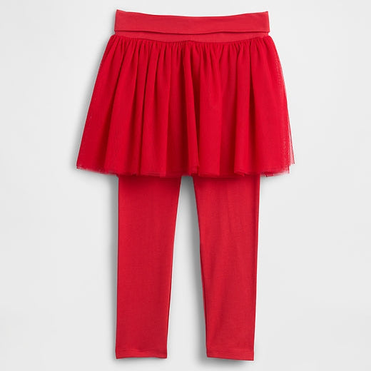 babyGap Tulle Skirt Leggings - Modern red