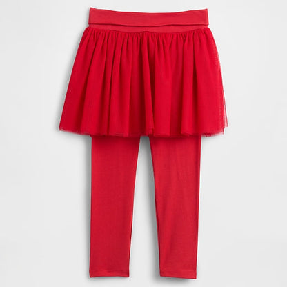 babyGap Tulle Skirt Leggings - Modern red